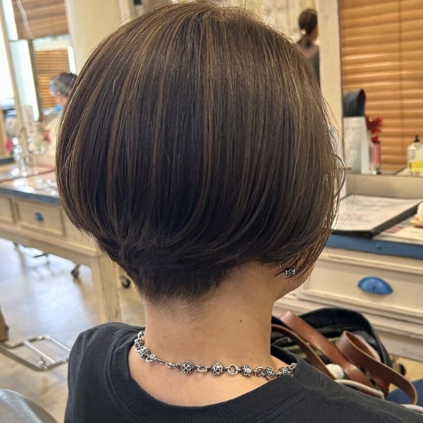 大人ショートボブ