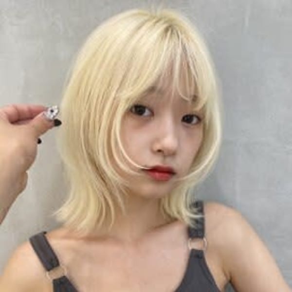 【ボブウルフ】ハイトーン　ブリーチ|W-TOKYO SHIBUYA