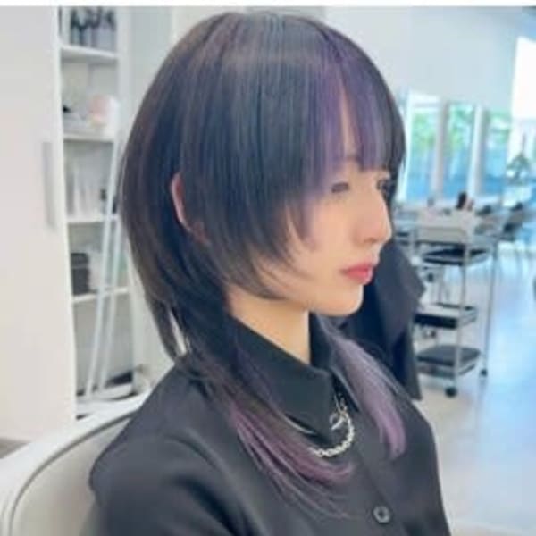 【ネオウルフ】インナーカラー ハイトーン|W-TOKYO SHIBUYA