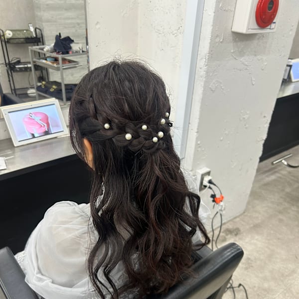 お呼ばれヘア♪ ハーフアップアレンジ ヘアアレンジ 所沢