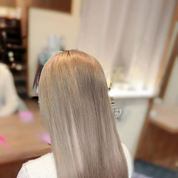 パールベージュで秋カラー！