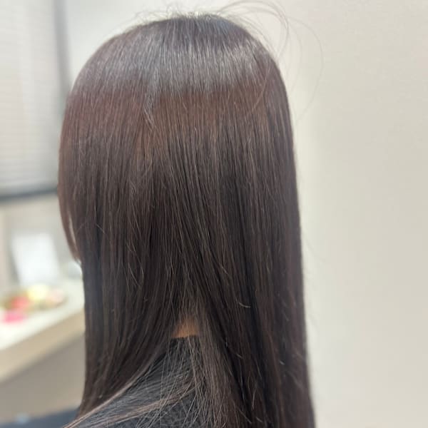 サラツヤ暗髪ストレート♪
