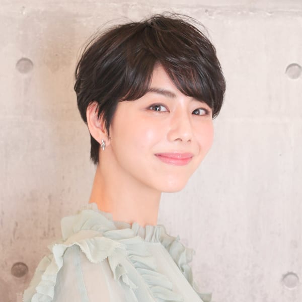 前下がりショート・ボブ/絶壁解消/前髪あり/40代/30代