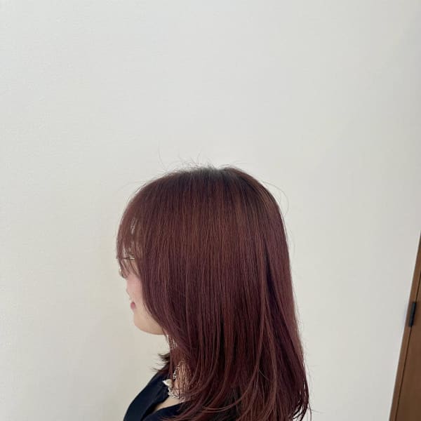 ボルドーブラウン|半個室型美容室 Sourire 野芥店