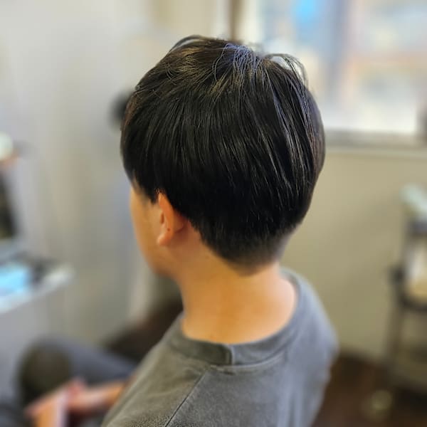 ナチュラル縮毛矯正スタイル