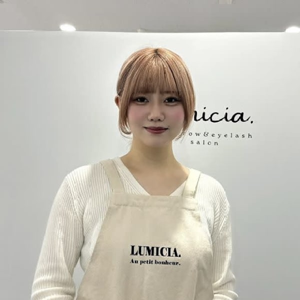 アイブロウサロンLUMICIA.-TOKYO-恵比寿本店【眉毛/まつげパーマ専門店】【アイブロウサロン ルミシアトウキョウ エビスホンテン マユゲマツゲパーマセンモンテン】のスタッフ紹介。リナ マユゲ