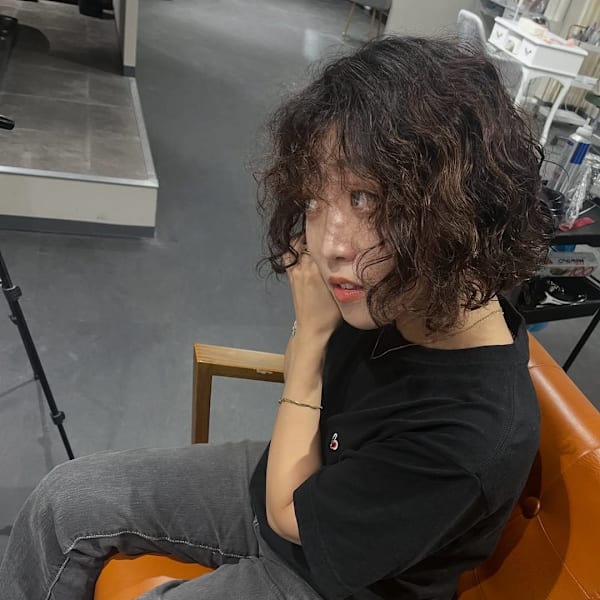 #パーマ女子#パーマ#ladixsanomiya