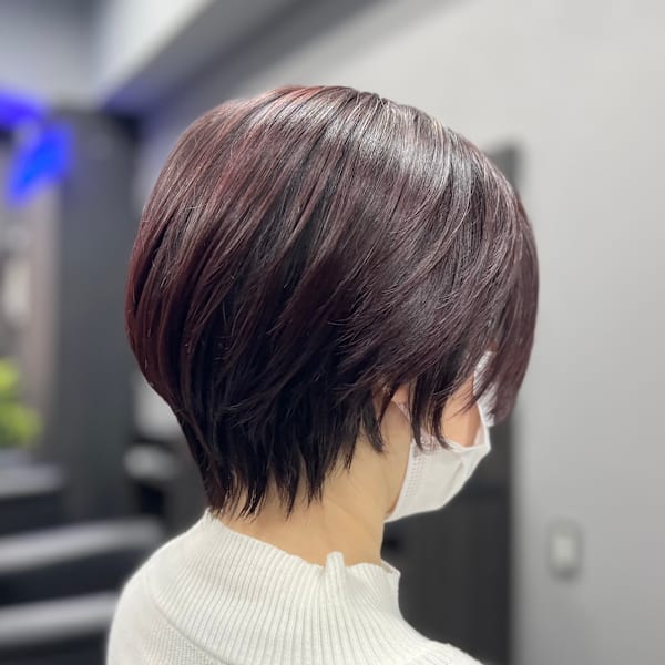☆30代40代50代におすすめ×暖色上品レイヤーショート