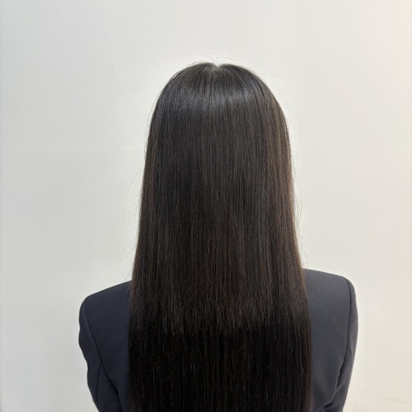 ストレートでも可愛い!