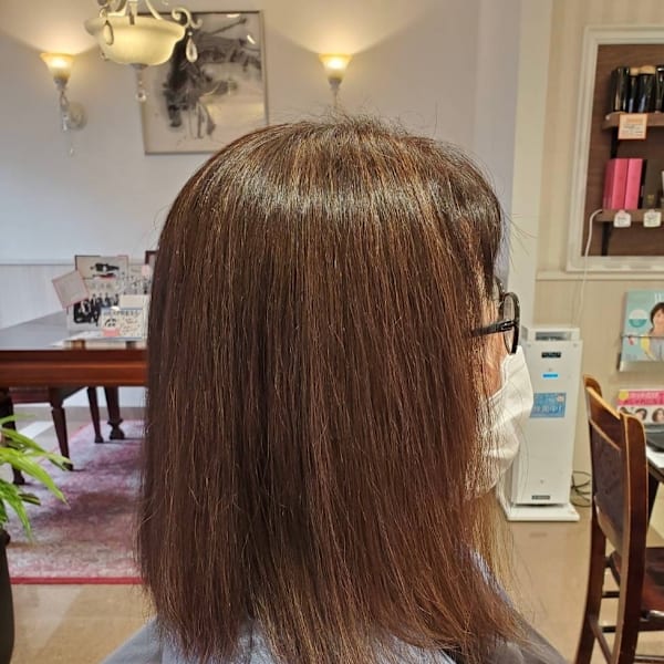 白髪ぼかしハイライト|ヘアークリアー 春日部