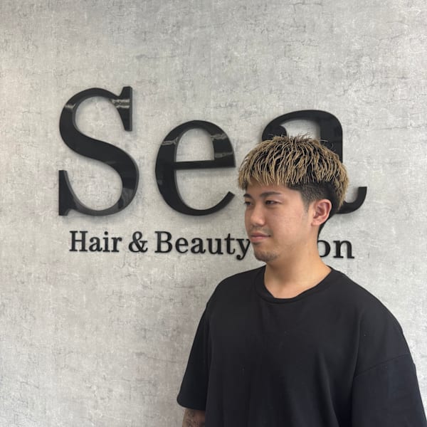 Hair & Beauty Salon sea 一宮店【ヘアーサロンシーイチミヤテン】のスタッフ紹介。石田 陸