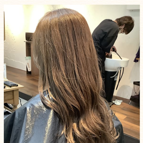 ≪お客様スタイル≫ 透明感のあるお色に