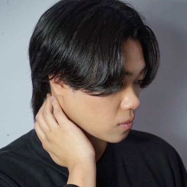 韓国×センターパーマ