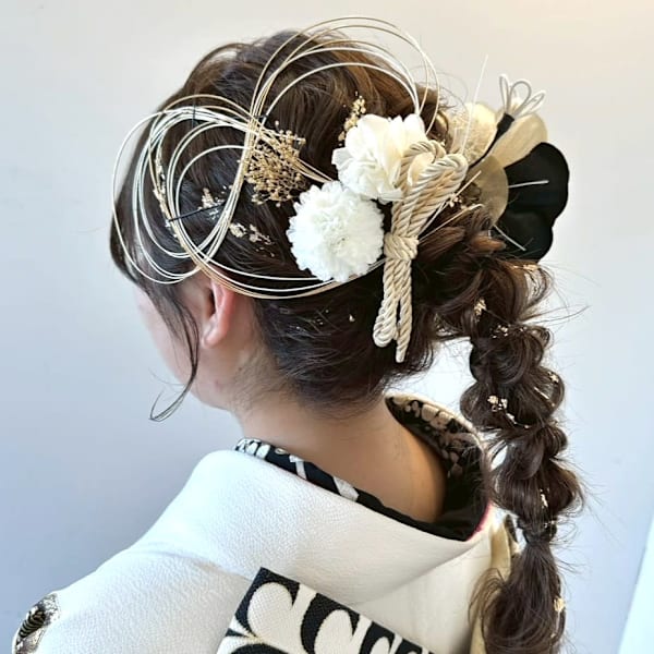 【ChaoMICHI yu-ka】和装ヘア 編み下ろし