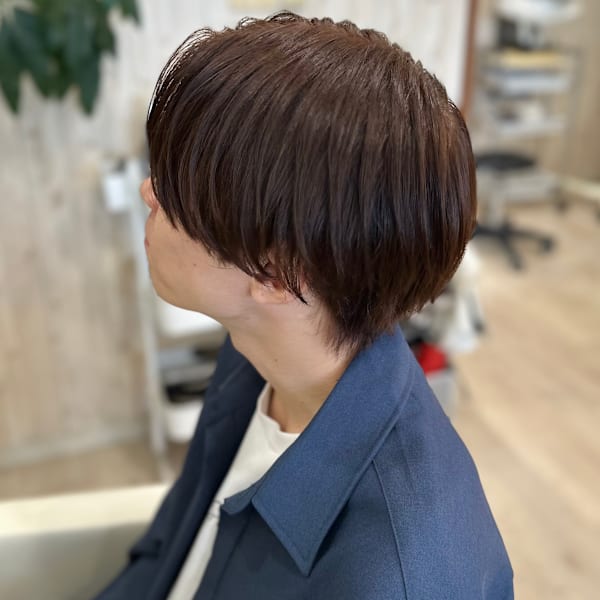 20代、30代、40代◎茶髪、センターパート