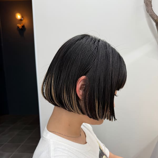 ボブカット/タッセルボブ/切りっぱなしボブ/横浜