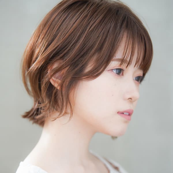緩めショート|hair detail motoyama forest