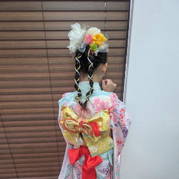 7歳の女の子の「帯解きの儀」