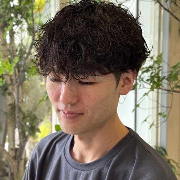 波巻きパーマ/波巻きスパイラル/多賀城/利府/塩釜|BARBER vivre25【ヴィブル】 | 多賀城市・完全個室のモダン理容室