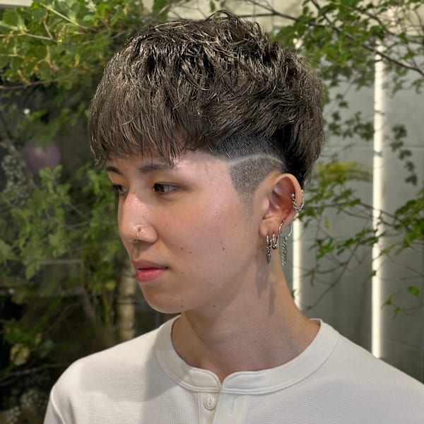 アッシュベージュ/メンズカット/多賀城/利府/塩釜|BARBER vivre25【ヴィブル】 | 多賀城市・完全個室のモダン理容室