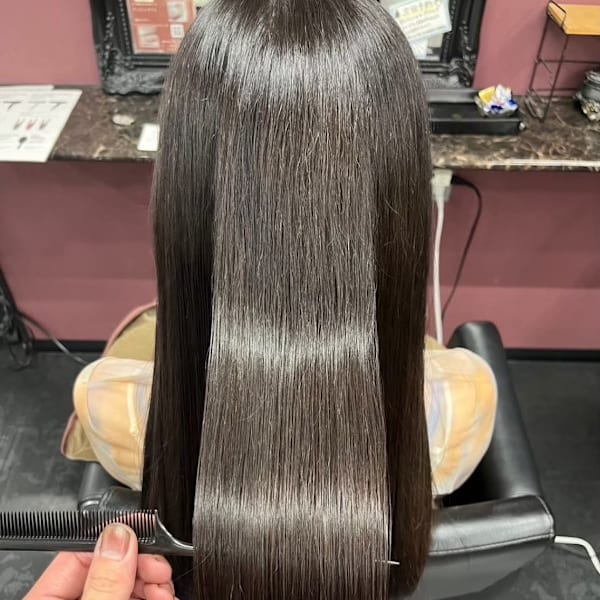髪質改善ストレート