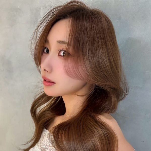 仙台髪質改善縮毛矯正韓国レイヤーカット前髪ワイドバング顔周り|ANFINI【アンフィニー】