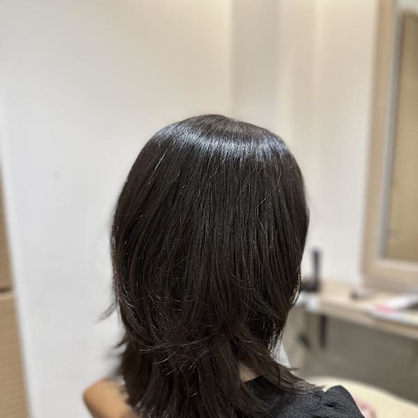 外ハネネイビー|hair and spa palm