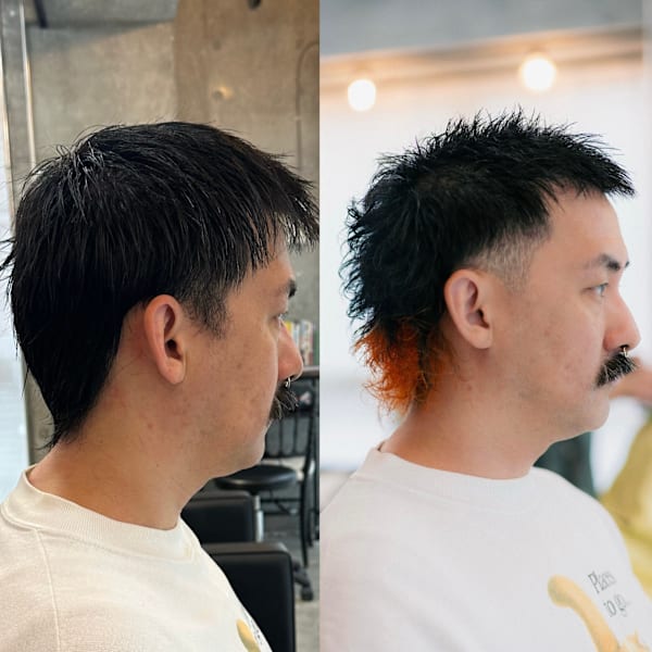 メンズウルフ×ピンパーマ◎三軒茶屋 RYUKI メンズパーマ