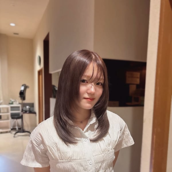 韓国レイヤー/ブリーチ/透明感クレージュ|GOTTO FLOW