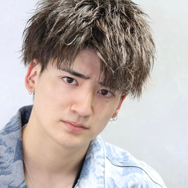 ツイストスパイラルパーマ　アップバング　2way