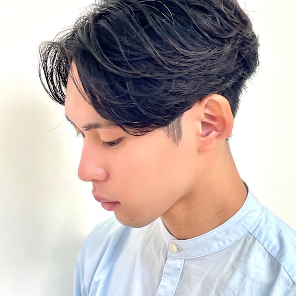 縮毛矯正×フェザーパーマ