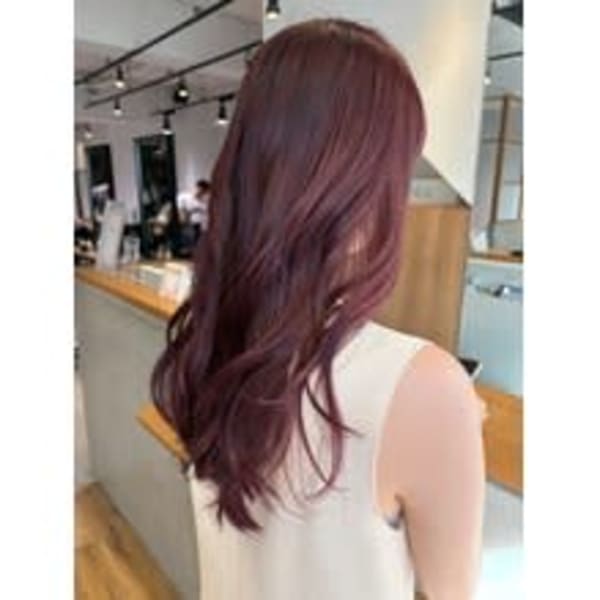 イルミナカラーで秋っぽいピンク◯ 吉永晶見【20代/30代】