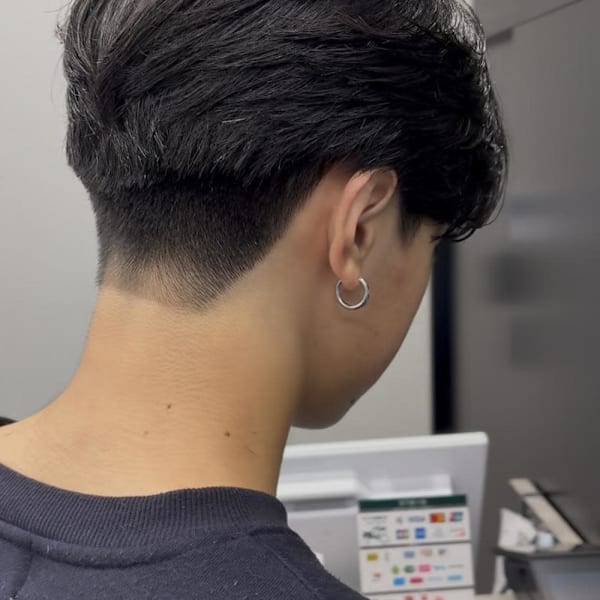 【メンズ人気No.1】ナチュラルセンターパート