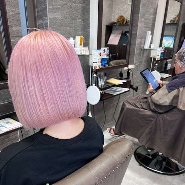 ペールピンク|HAIR&MAKE UNIXIS 利府店 塩釜 多賀城 岩切