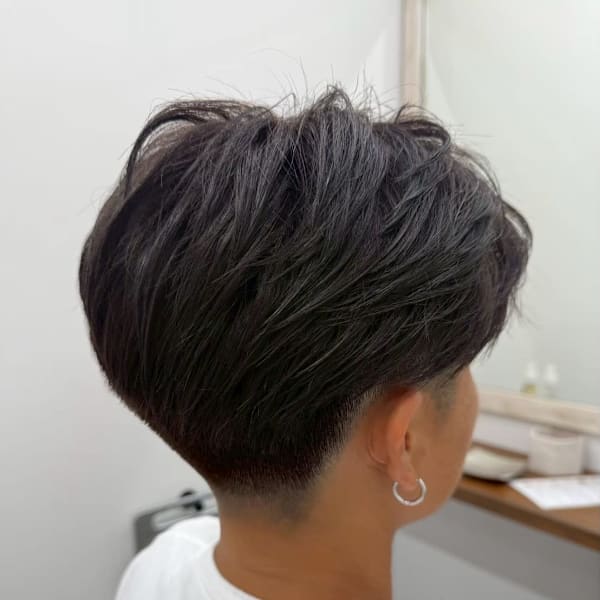 マッシュ/デザインカラー/メンズカット/爽やか無造作ヘア|ROW 横浜【ロウ】