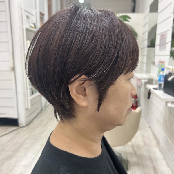 terrace岩政/マッシュショート/30代40代/姪浜|terrace hair & botanical