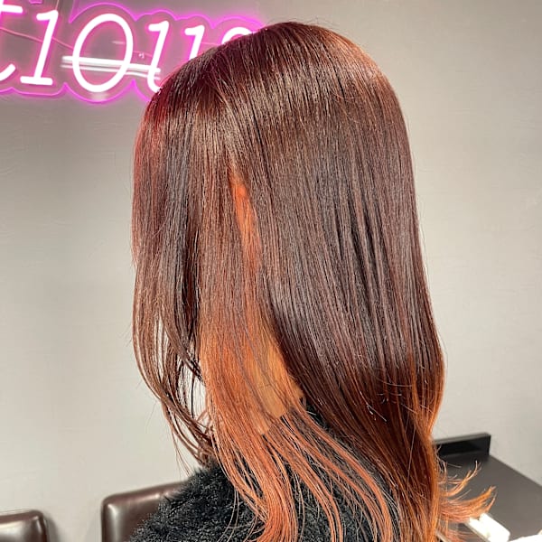 ☆大人気ブリーチインナー×韓国風サンセットオレンジカラー