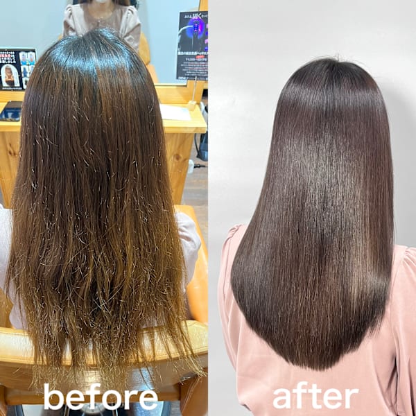 魔法の髪質改善ストレート極|今日の彼女の髪は魔法的