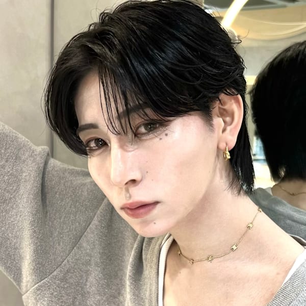 men's/メンズ/曲がる縮毛矯正/マッシュショート/韓国