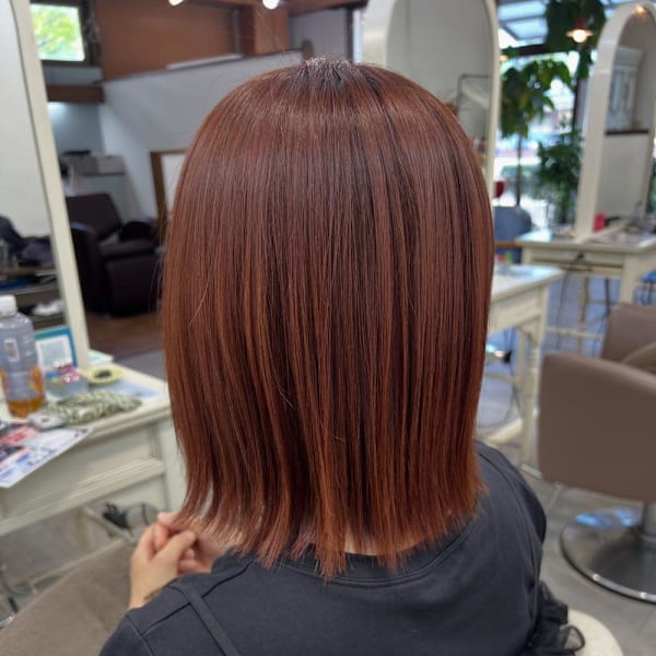 アプリコットオレンジ/脱白髪染め