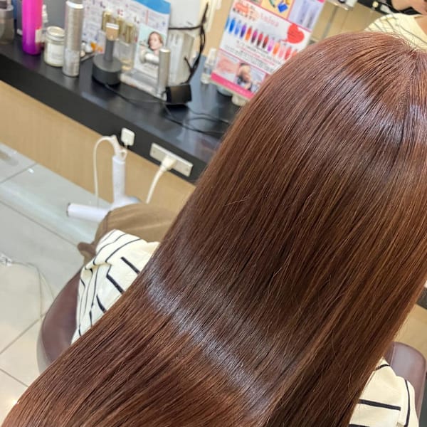 レイヤーロング美髪くびれワンカールシルキーベージュ