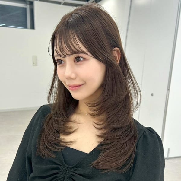 韓国ヘア似合わせレイヤーカット|Euphoria 池袋東口駅前店