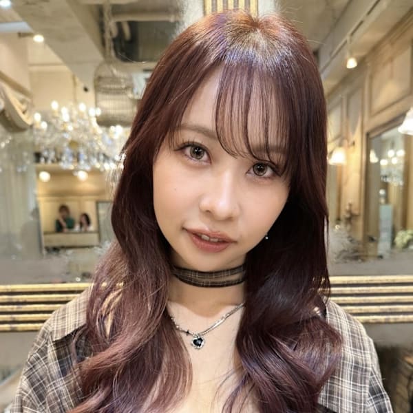 バーガンディ/ミディアムレイヤーカット/チョコレートブラウン|modish by artina 本厚木店