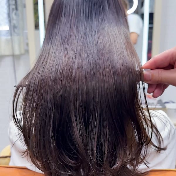 ペールラベンダーベージュ×メテオトリートメント☆彡