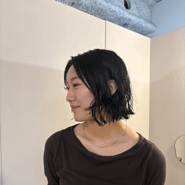 パーマスタイル　［酸性ストレート/ヘアセット]|re’ll*花屋併設の美容院*