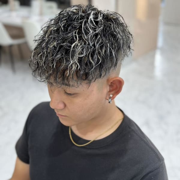 2ブロック／ツイストスパイラル／ホワイトメッシュ