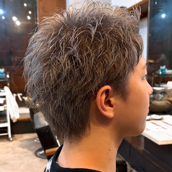 【IRIE 福岡】スパイキーショート×ハイトーン|IRIE HAIR DESIGN