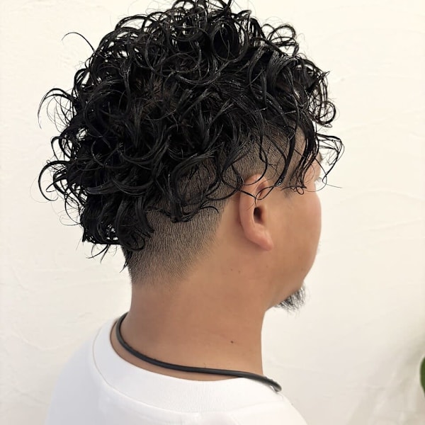 メンズ　スパイラルパーマ