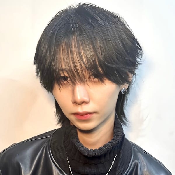 セクシーバング×艶ウルフストレート