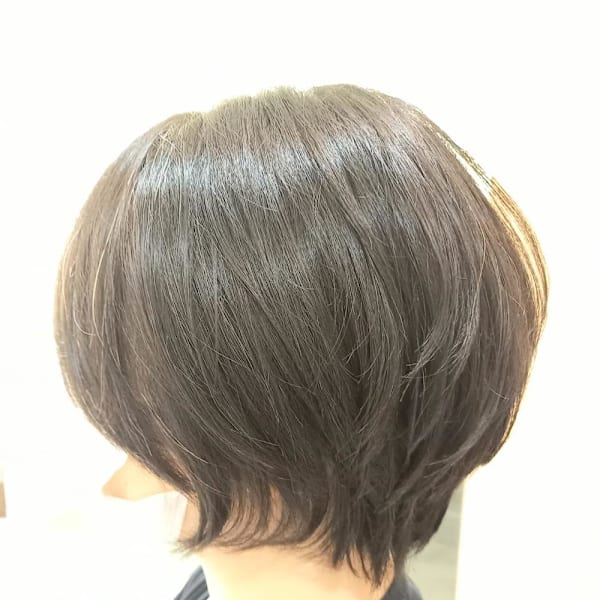 丸みのあるショートボブ|Beautissimo 東長崎